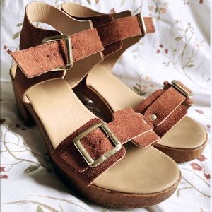 Topshop block heel sandals size 9